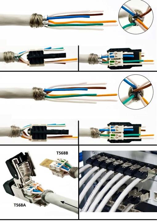 Как соединить интернет кабель (витую пару) между собой