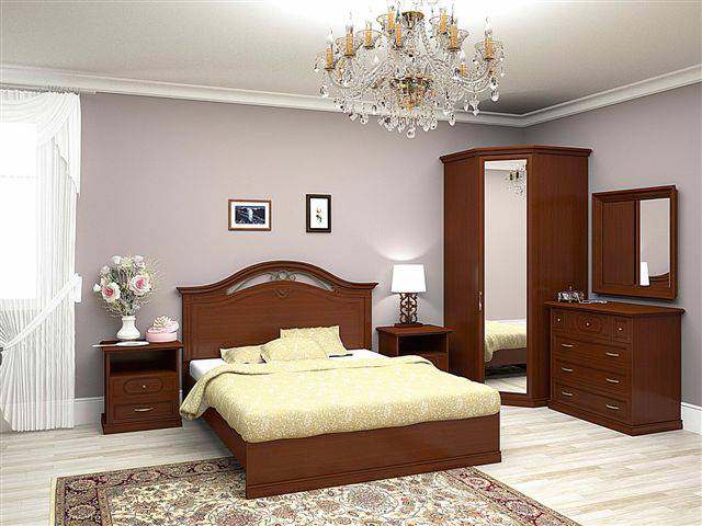 Дизайн спальни с мебелью цвета венге: фото, текстиль, детали