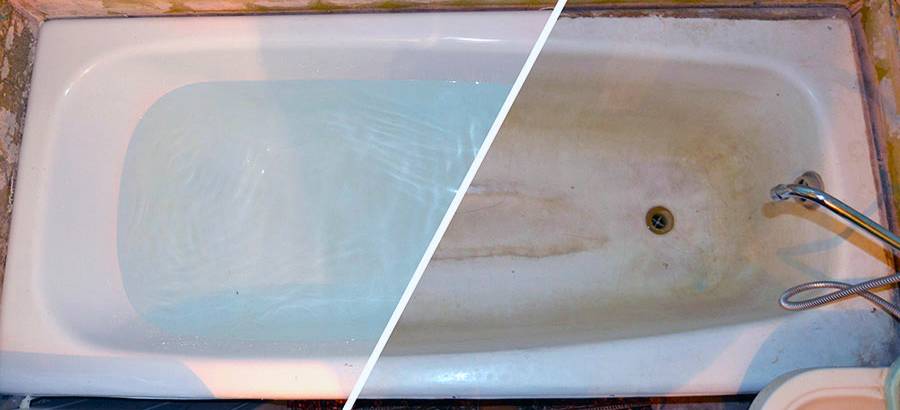 Восстановление чугунной ванны в домашних условиях: пошаговый инструктаж