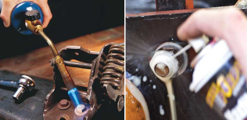 Как открутить прикипевшую гайку на смесителе – раскрутить старые трубы