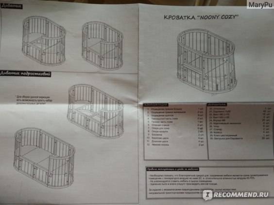 Как собрать детскую кроватку: инструкция, схема сборки, установка кроватки