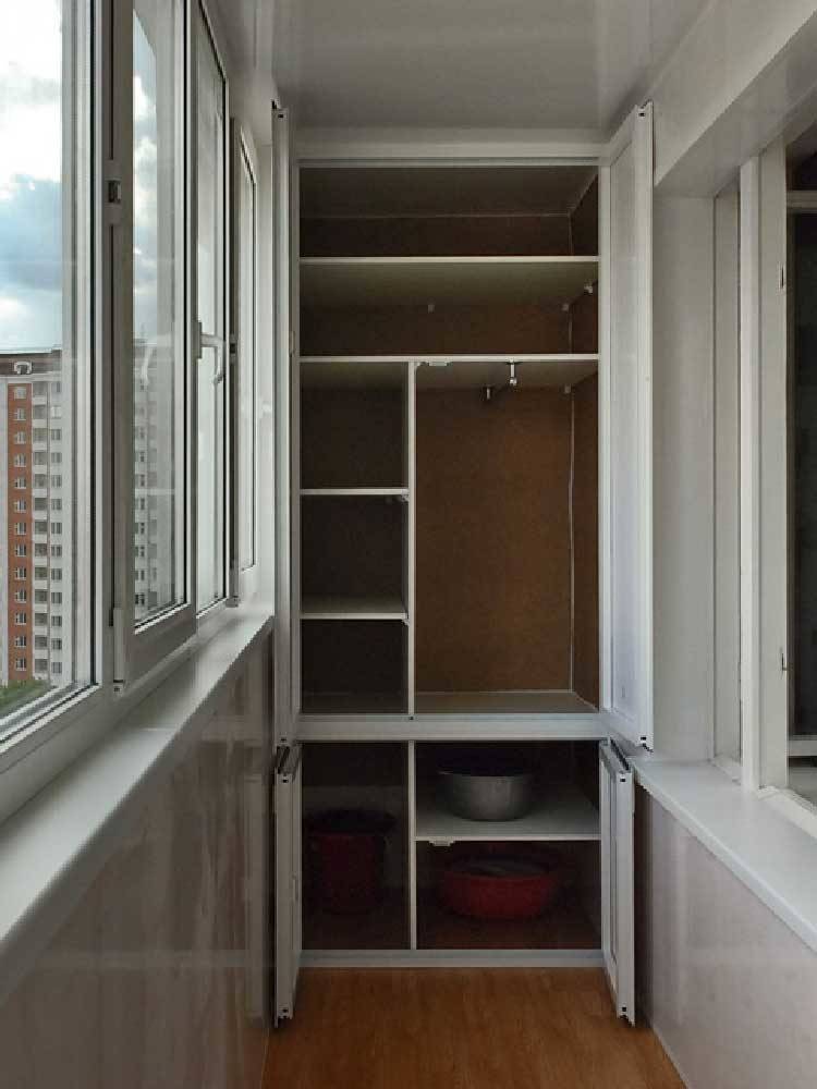 Шкаф на балкон – удачный выбор функциональных шкафчиков на балконе (70 фото)