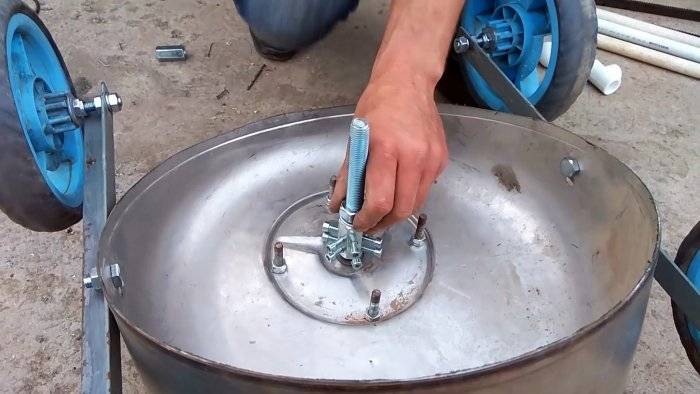 Газонокосилка своими руками из стиральной машины — процесс изготовления