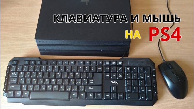 Можно ли подключить клавиатуру и мышь к ps4?