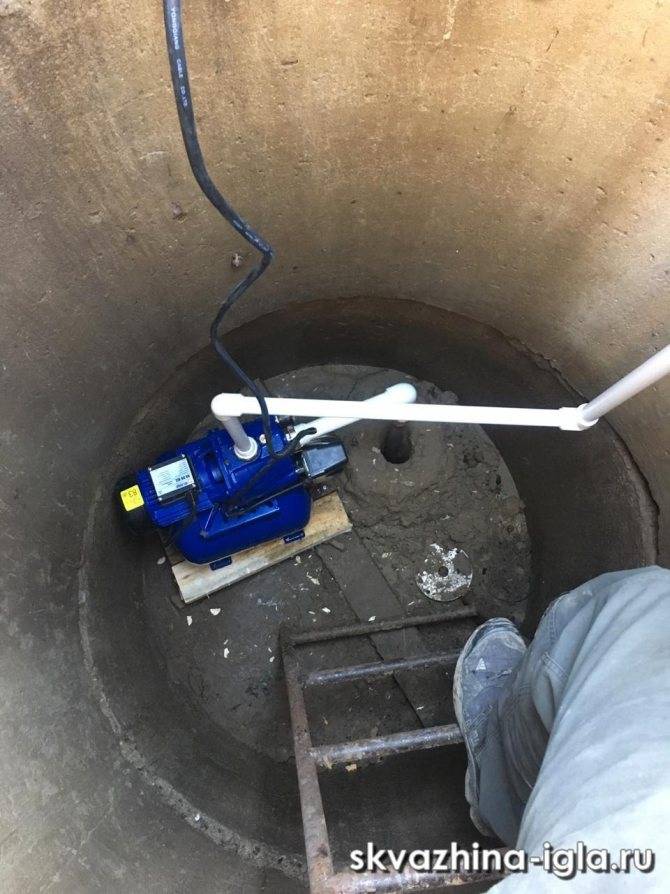 Обустройство скважины и монтаж оборудования под воду с кессоном