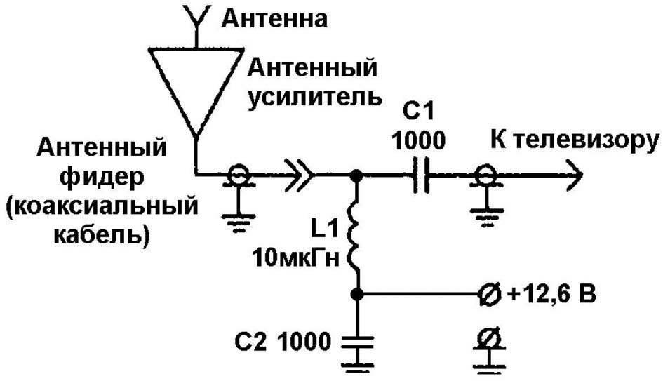 Схема блок усилителя