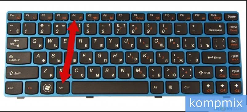 Как перезагрузить ноутбук с помощью клавиатуры - комбинацией клавиш