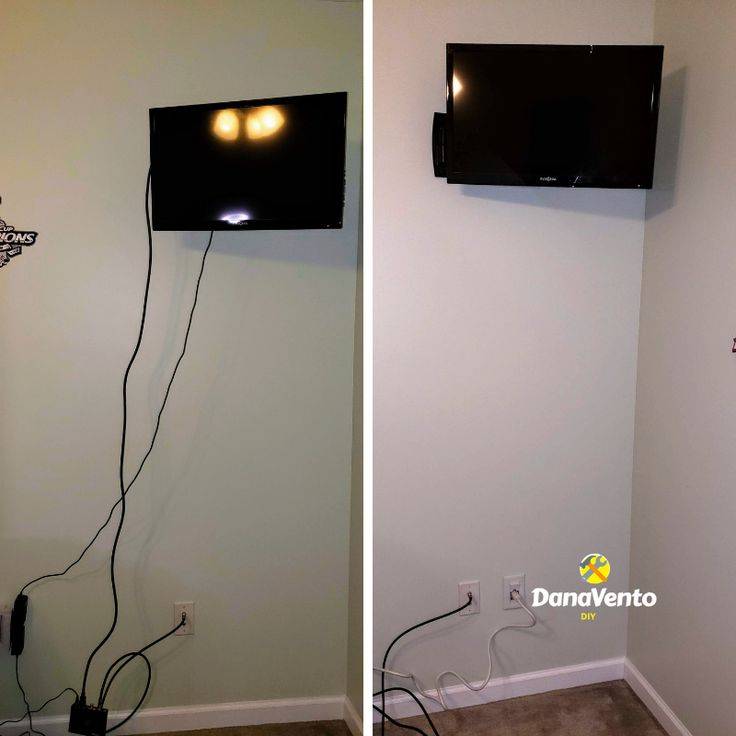 Прячем провода от телевизора в стене: советы с фото и видео