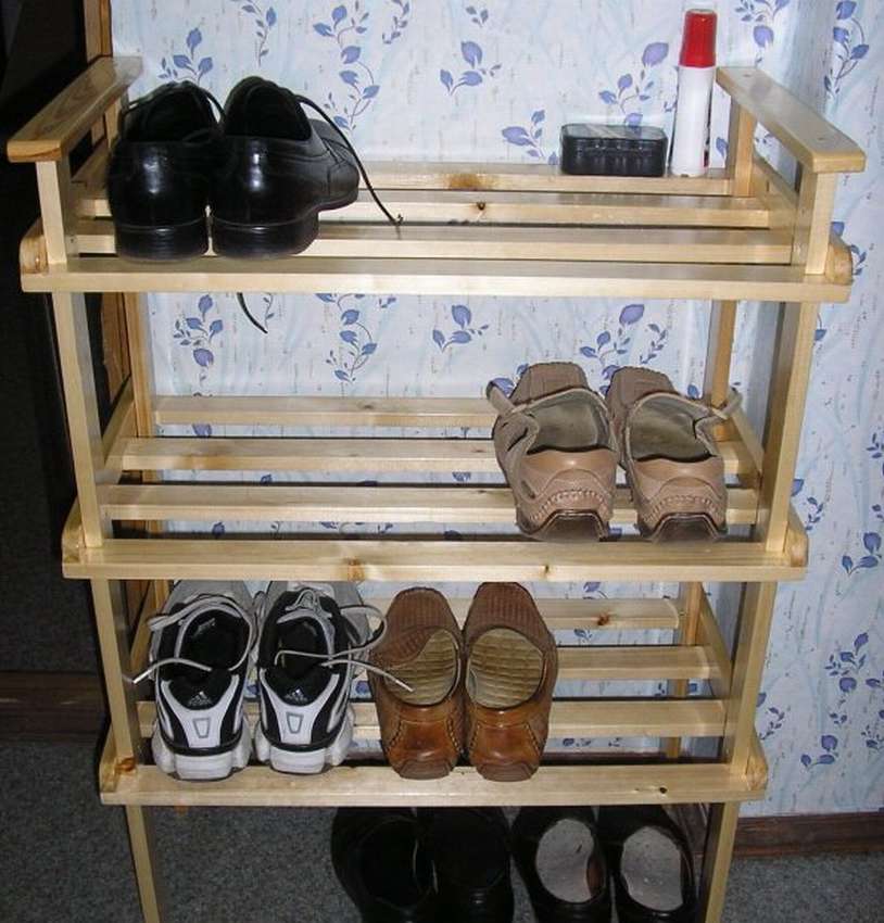 Обувница в прихожую своими руками из дерева фото чертежи и ход
