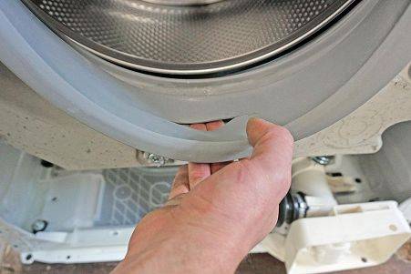 Как снять резинку с барабана стиральной машины своими руками: общие рекомендации и пошаговая инструкция