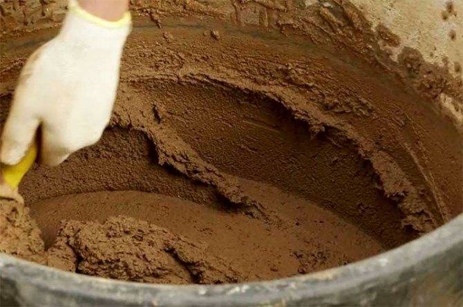 Как приготовить шамотную глину для кладки печи, как замешать раствор