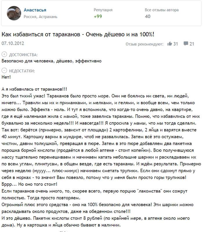 Борьба с тараканами: средства и методы уничтожения - мужик в доме.ру