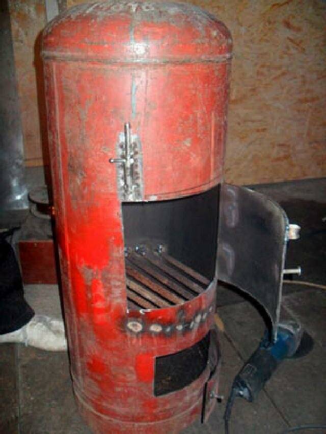 Буржуйка из газового баллона: как сделать своими руками