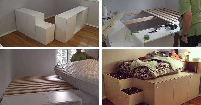 Встроенная кровать в шкаф: изготовление своими руками