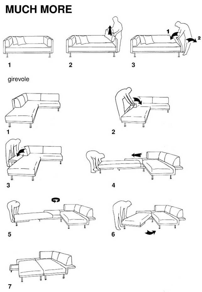 Новые и традиционные механизмы раскладывания диванов
