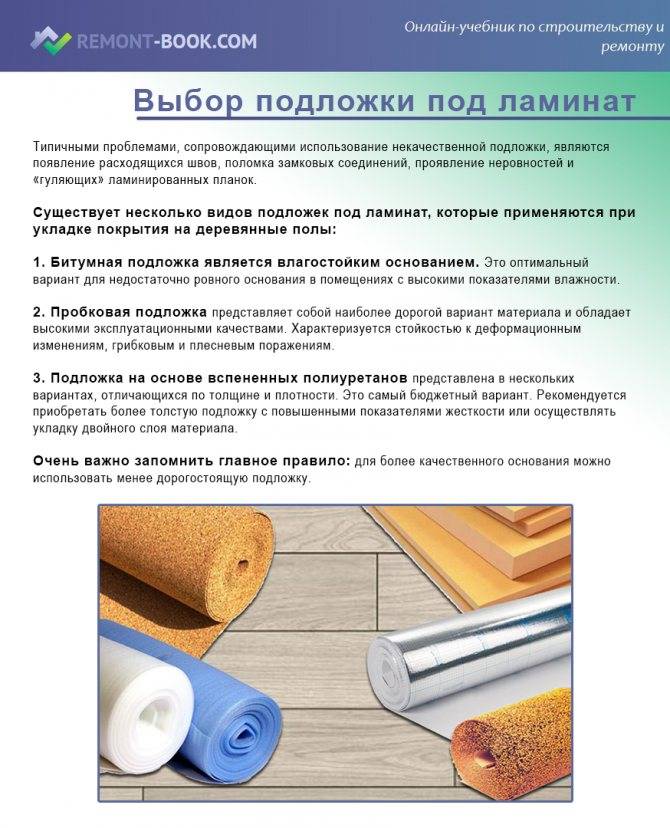 Толщина подложки под ламинат: 2, 3, 4, 5, 7, 10 мм. какая должна быть толщина подложки?