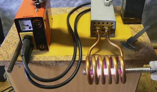 Индукционный нагреватель для плавки и закалки металла своими руками