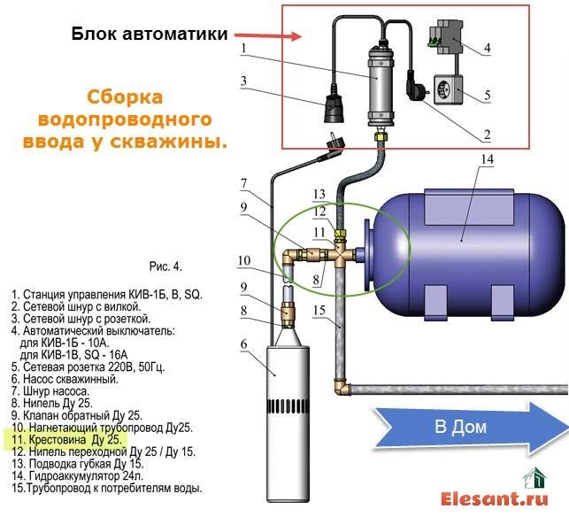 Второй гидроаккумулятор к насосной станции схема как подключить