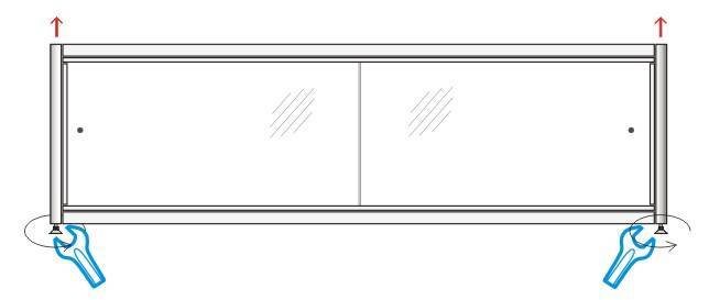 Делаем раздвижной экран под ванну своими руками — пошаговая инструкция