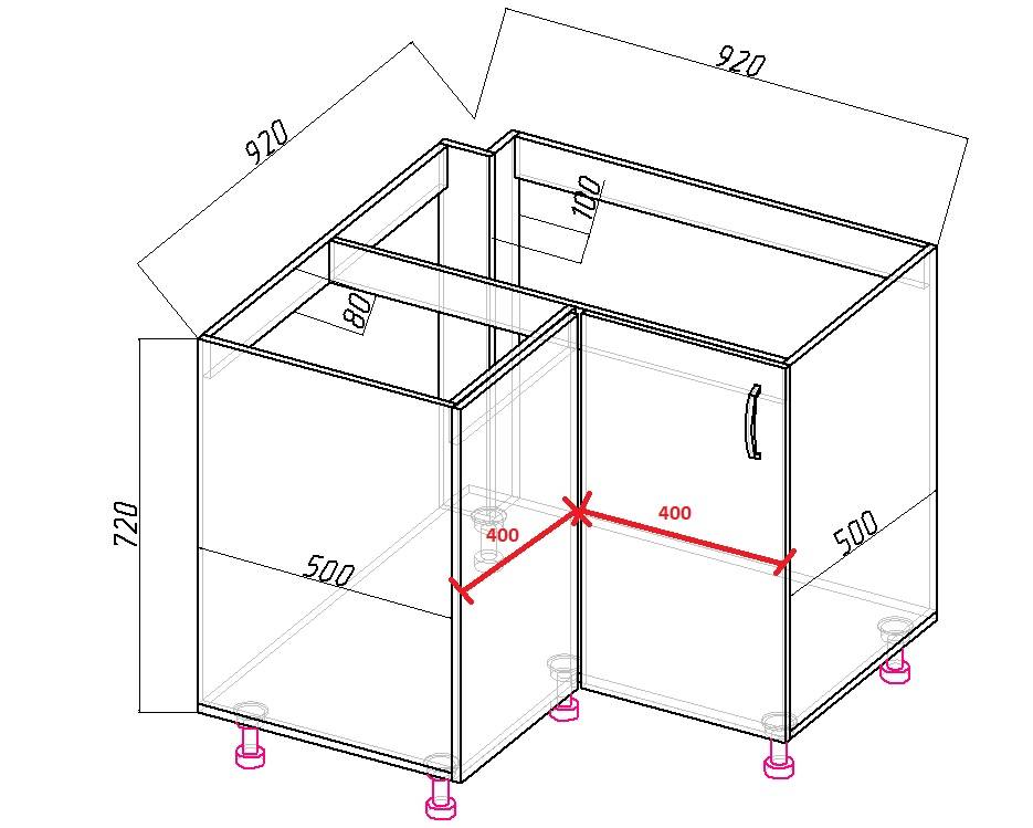 Кухонный гарнитур как правильно организовать ящики схема