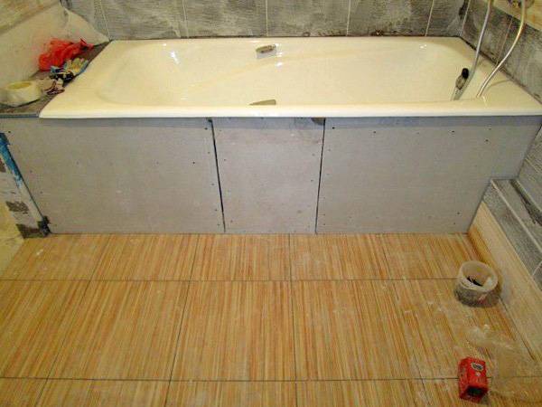 Каркас для ванны: как смастерить и установить опорную конструкцию