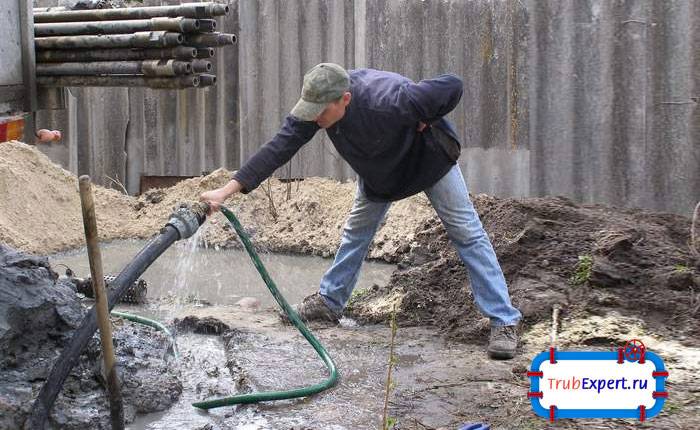 Как сделать промывку скважины после бурения