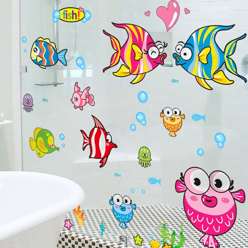 Выбираем детские наклейки для ванной: разъясняем тщательно