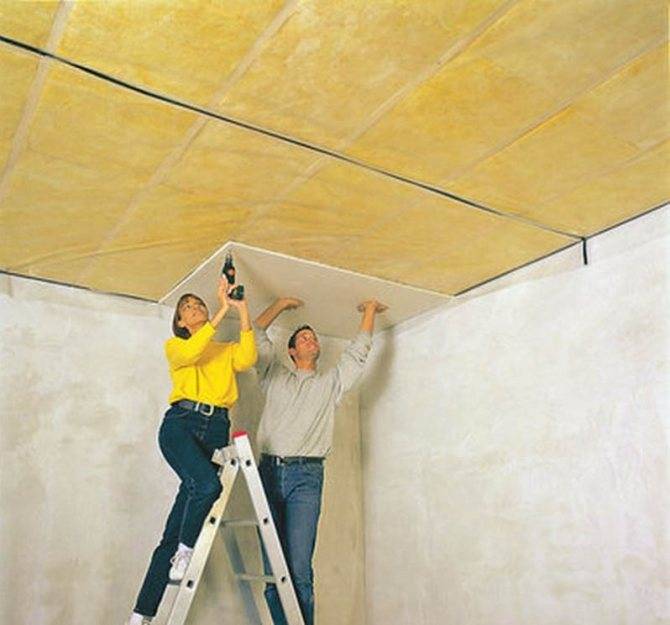 Шумоизоляция потолка в квартире под натяжной потолок: как правильно обустроить звукоизоляцию