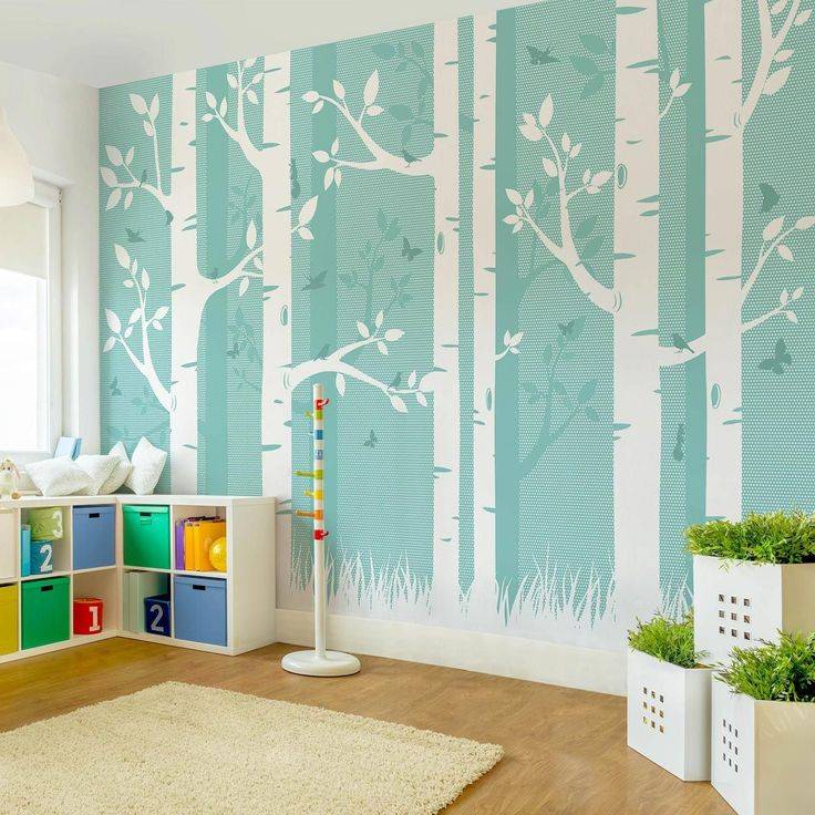 Декор детской комнаты, как покрасить стены в детской комнате в разные цвета
 - 31 фото