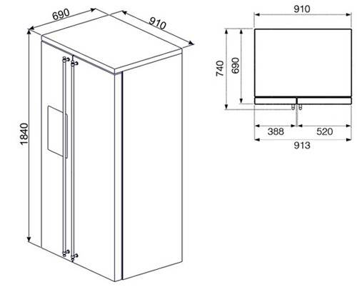 Глубина 900. Холодильник 2 дверный Samsung razmeri. Холодильник rs68n8670sl. Холодильник Smeg sbs8003p. Ширина двухдверного холодильника самсунг.