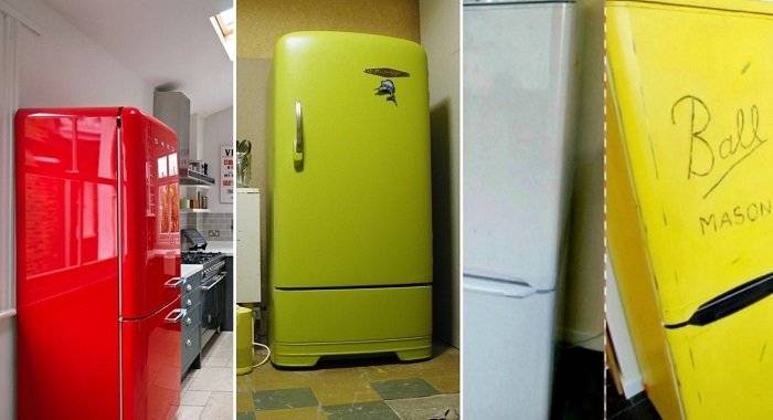Какой краской покрасить холодильник в домашних условиях: покраска бытовой техники