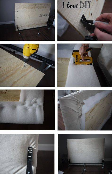 Как обшить кровать тканью своими руками: особенности декорирования мебели для спальни