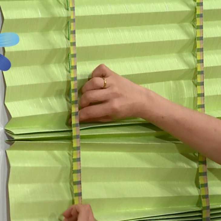 Как сделать бумажные жалюзи своими руками из обоев, пошаговый видео мастер класс