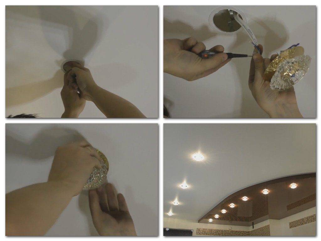 Лампочки для натяжных потолков: правила выбора и подключения + схемы расположения ламп на потолке