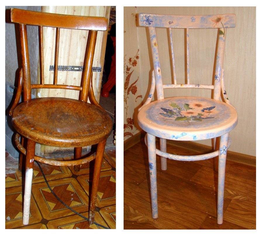 Реставрация стульев: подробная инструкция по разбору, ремонту, замене поломанных деталей, покраске и перетяжке