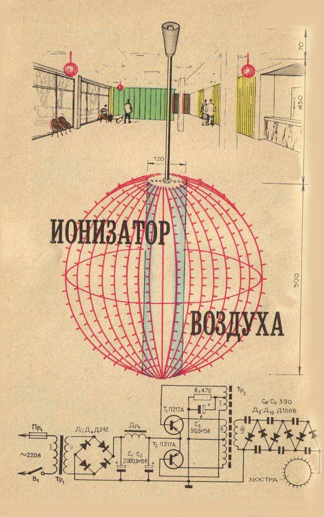 Люстра чижевского своими руками схема и описание