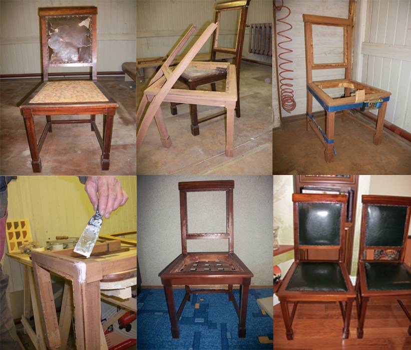 Реставрация стульев: инструкция по ремонту своими руками в домашних условиях