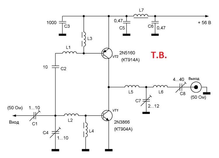 Усилитель мгц. Антенный усилитель для цифрового телевидения своими руками.