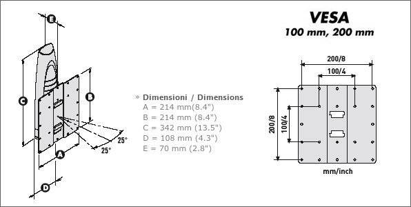 Стандарт крепления vesa для мониторов: различия, размеры и вес