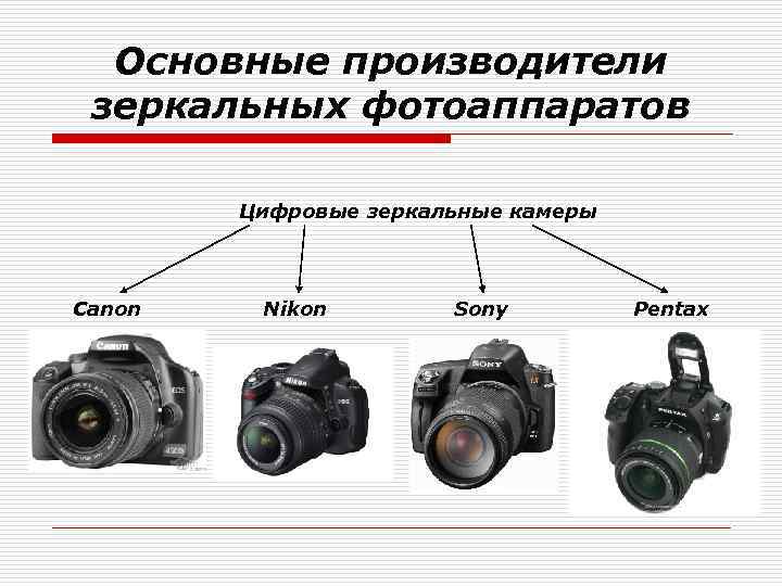 Типы и виды объективов - классификация фотообъективов