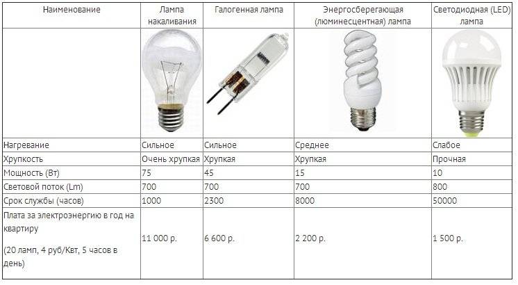 5 видов лампочек для дома - какие лучше выбрать и почему