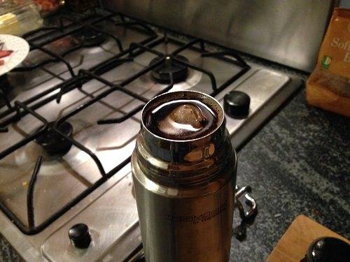 Как почистить термос от чайного налета