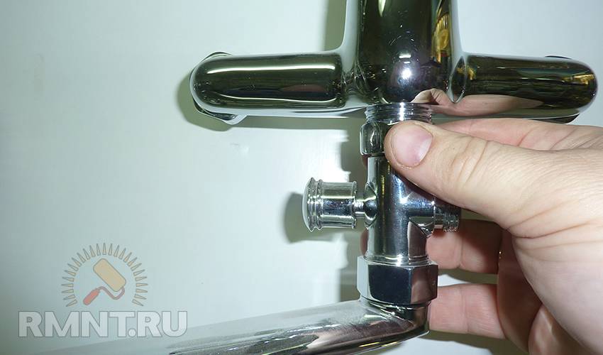 Вытяжной кнопочный переключатель ванна душ для смесителя - вместе мастерим