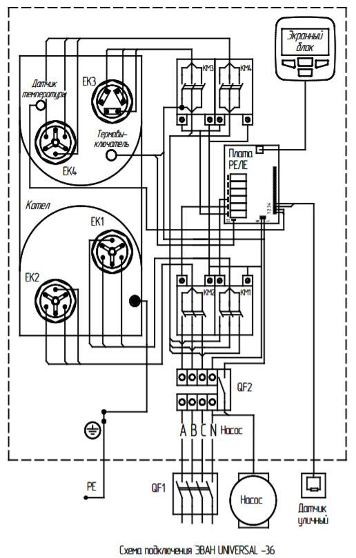 Эван котлы электрические схема. Эван котел электрический 6 КВТ схема подключения. Эван 6 КВТ схема. Схема платы на электрокотел Эван 6 КВТ. Сантехническая схема подключения котла Эван эксперт 14 КВТ.