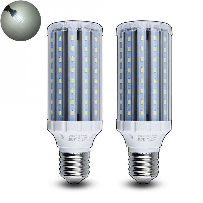 Устройство и характеристики лампы светодиодной е40