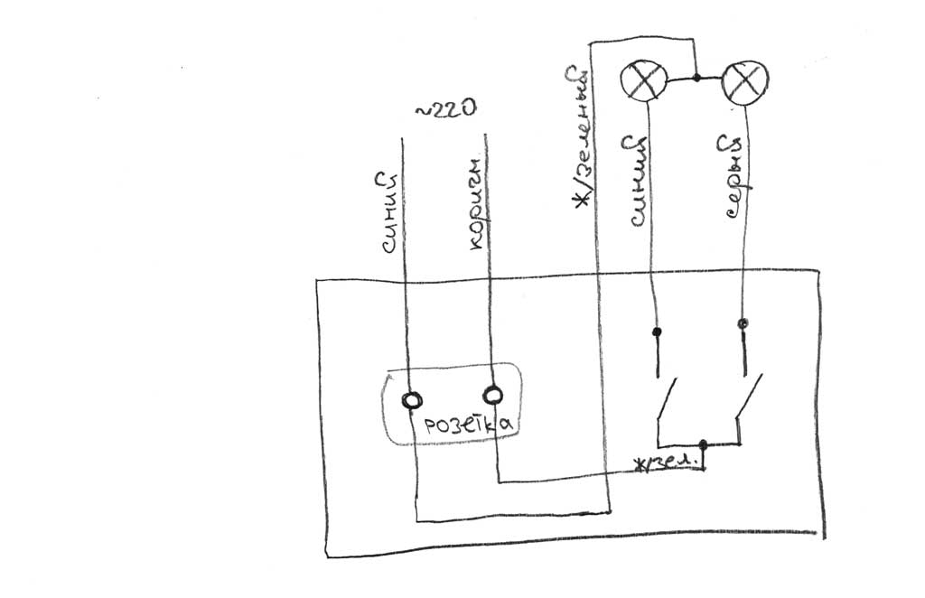 Как подключить блок розетка-выключатель в одном корпусе: схема и последовательность действий