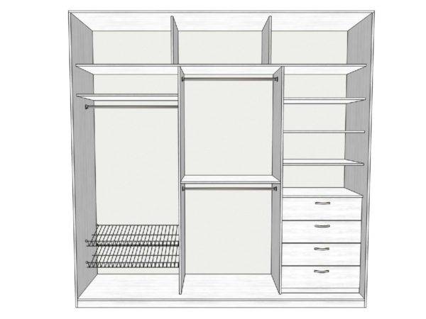 Наполнение шкафов-купе: советы по сборке и планировке шкафа 